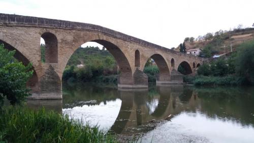 Die berühmte Brücke in Puente la Reina